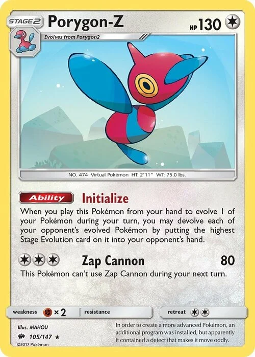 Porygon-Z — Burning Shadows