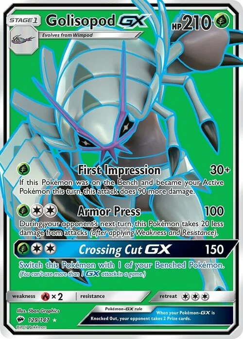 Golisopod GX — Burning Shadows