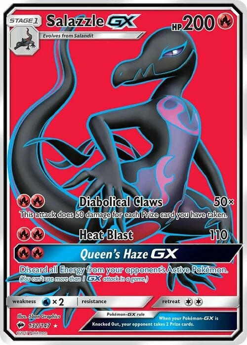 Salazzle GX — Burning Shadows