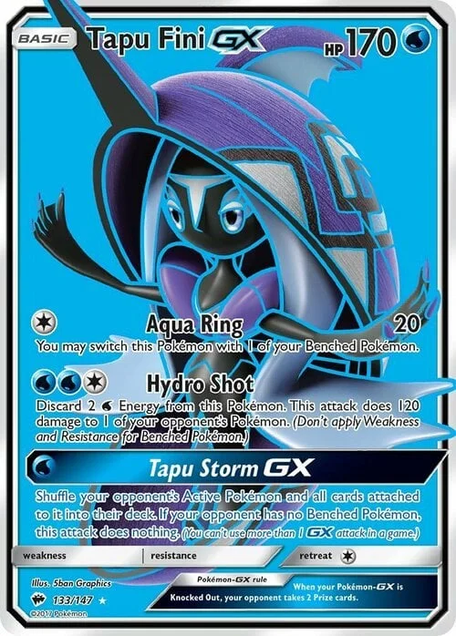 Tapu Fini GX — Burning Shadows