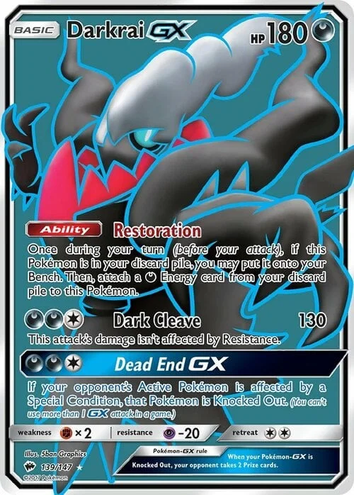 Darkrai GX — Burning Shadows