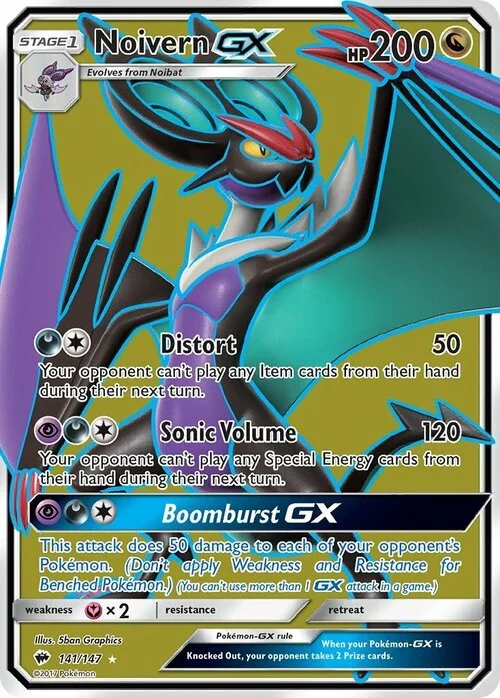Noivern GX — Burning Shadows