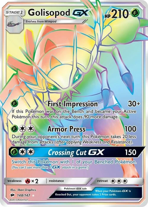 Golisopod GX — Burning Shadows