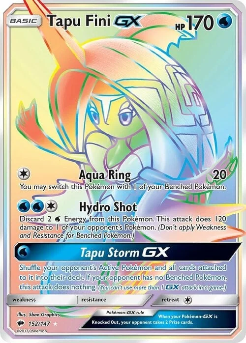 Tapu Fini GX — Burning Shadows
