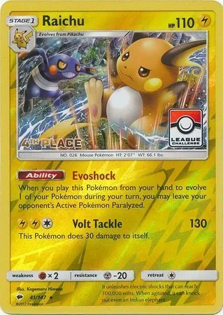 Raichu — League Promos