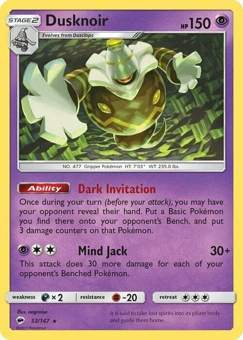 Dusknoir — Theme Deck & Blisters Exclusives