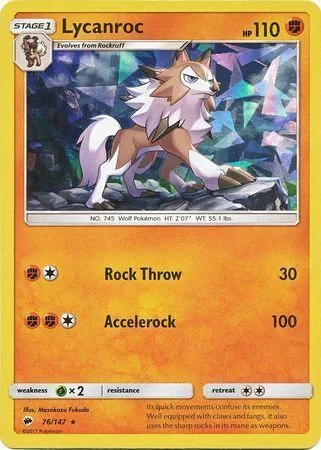 Lycanroc — Burning Shadows Promos