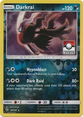 Darkrai — Burning Shadows Promos