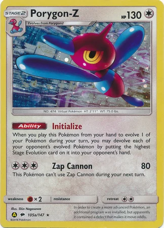 Porygon-Z — Burning Shadows Promos