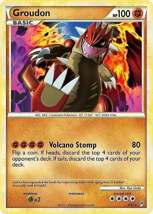 Groudon — Theme Deck & Blisters Exclusives