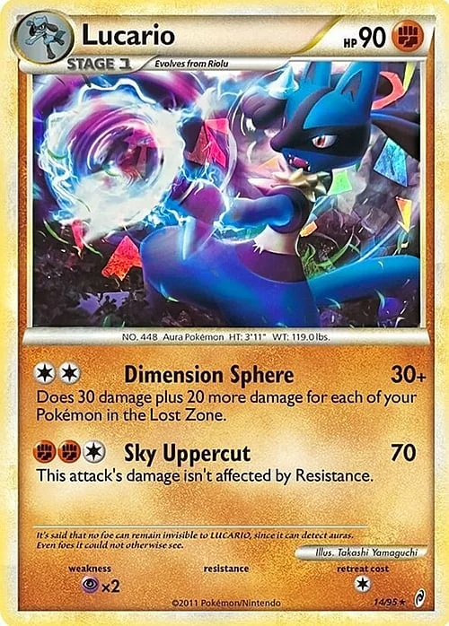 Lucario — Theme Deck & Blisters Exclusives