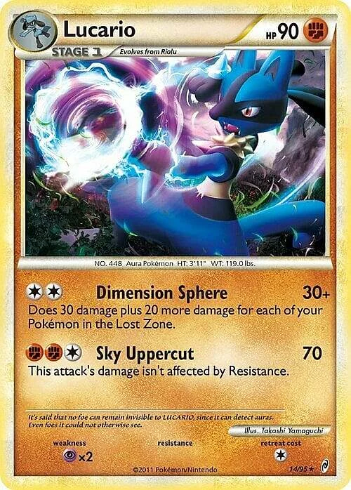 Lucario — Theme Deck & Blisters Exclusives