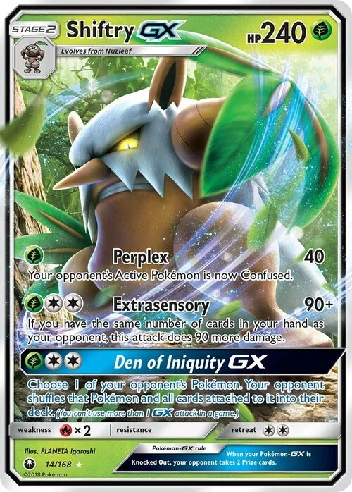 Shiftry GX — Celestial Storm