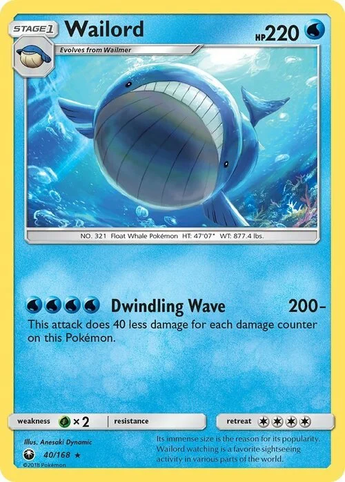 Wailord — Celestial Storm