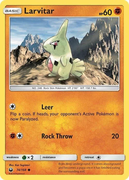 Larvitar — Celestial Storm