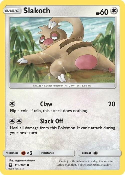 Slakoth — Celestial Storm