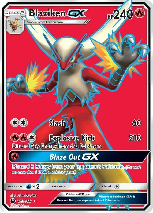 Blaziken GX — Celestial Storm