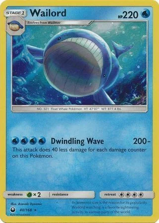 Wailord — Celestial Storm Promos