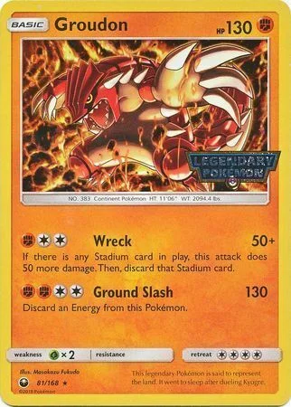Groudon — Celestial Storm Promos