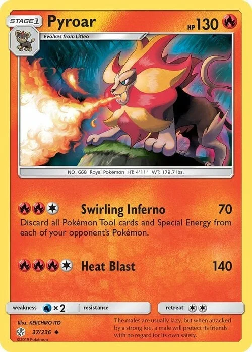 Pyroar — Cosmic Eclipse