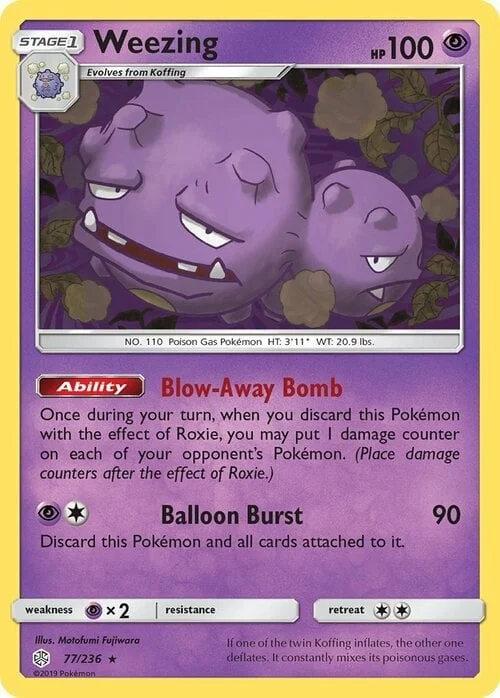 Weezing — Cosmic Eclipse