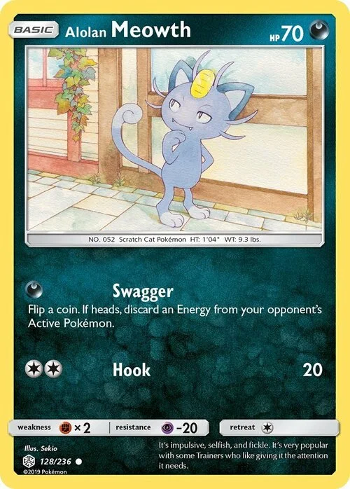 Alolan Meowth — Cosmic Eclipse