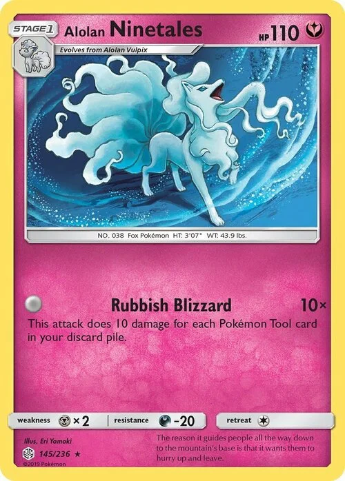 Alolan Ninetales — Cosmic Eclipse