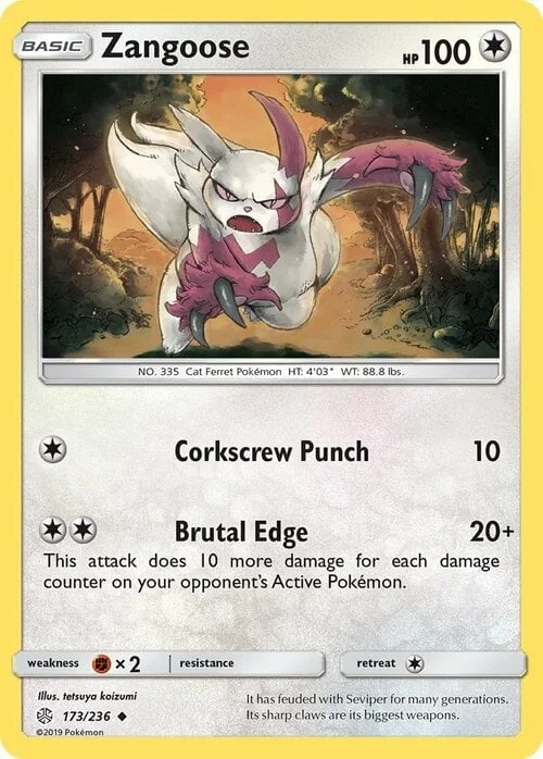 Zangoose — Cosmic Eclipse