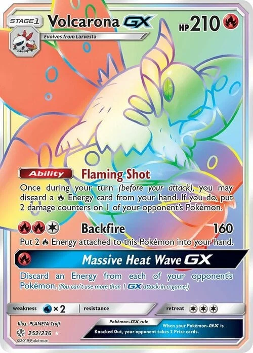 Volcarona GX — Cosmic Eclipse