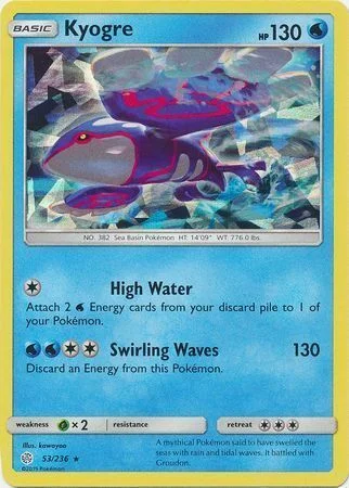 Kyogre — Cosmic Eclipse Promos