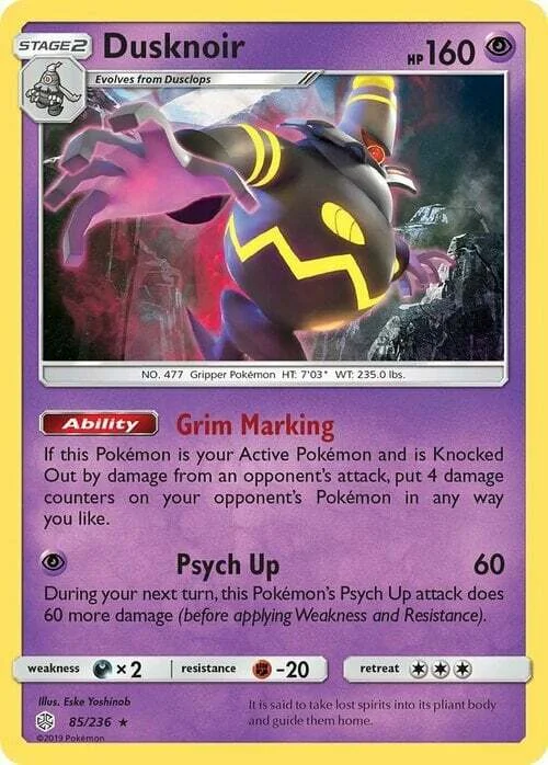 Dusknoir — Theme Deck & Blisters Exclusives