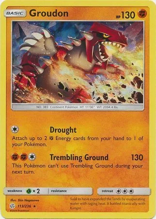 Groudon — Cosmic Eclipse Promos