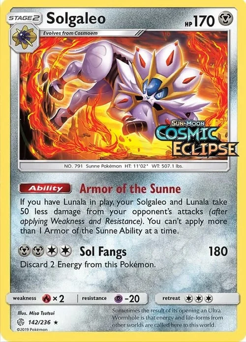 Solgaleo — Cosmic Eclipse Promos