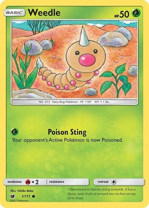 Weedle — Crimson Invasion