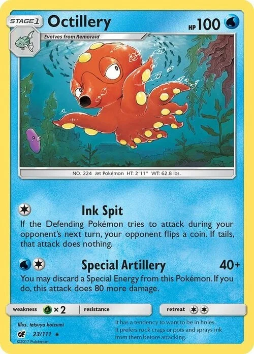 Octillery — Crimson Invasion