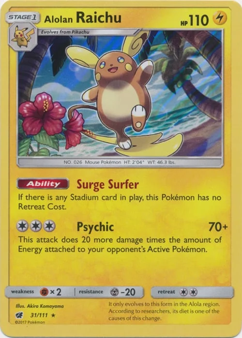 Alolan Raichu — Crimson Invasion