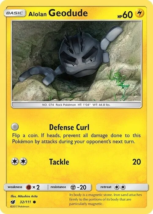 Alolan Geodude — Crimson Invasion
