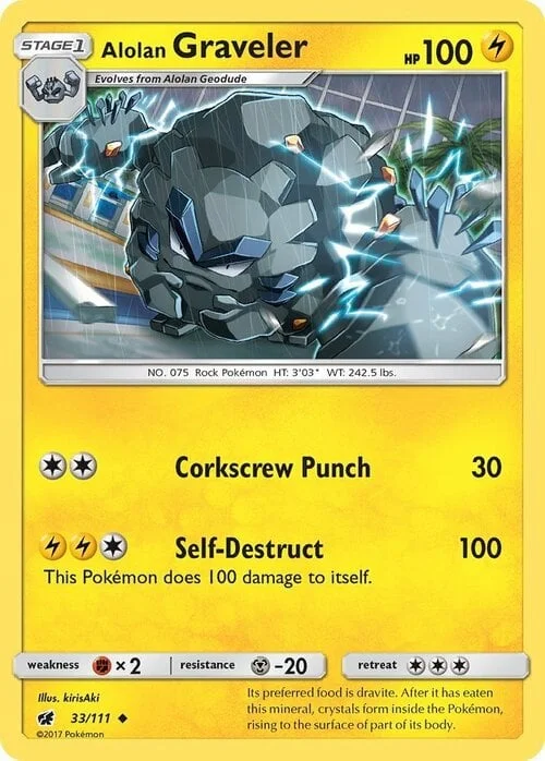 Alolan Graveler — Crimson Invasion