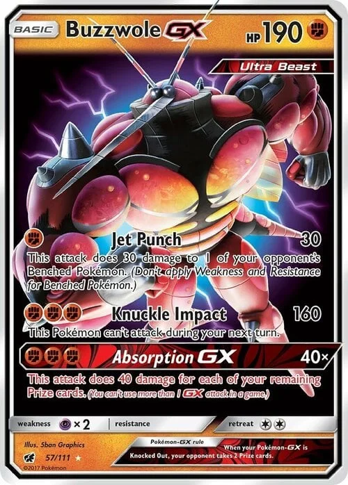 Buzzwole GX — Crimson Invasion