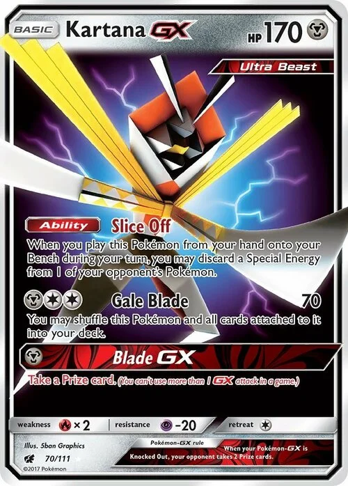 Kartana GX — Crimson Invasion