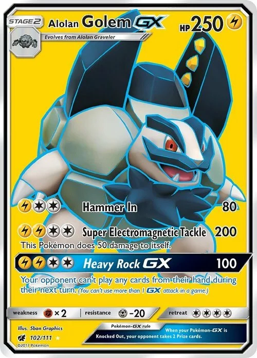 Alolan Golem GX — Crimson Invasion