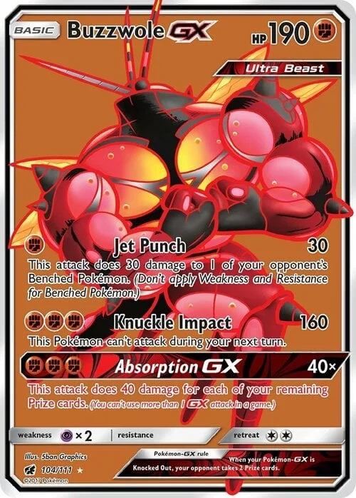 Buzzwole GX — Crimson Invasion