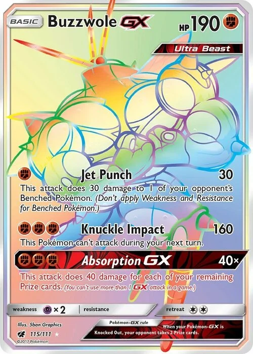 Buzzwole GX — Crimson Invasion