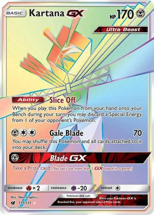 Kartana GX — Crimson Invasion