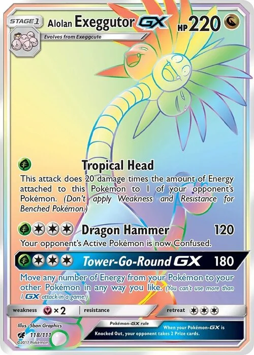 Alolan Exeggutor GX — Crimson Invasion