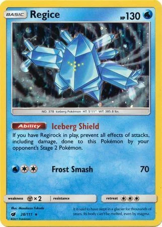 Regice — Theme Deck & Blisters Exclusives