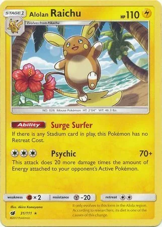 Alolan Raichu — Theme Deck & Blisters Exclusives