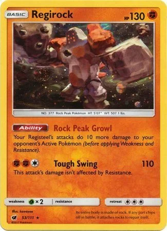 Regirock — Theme Deck & Blisters Exclusives