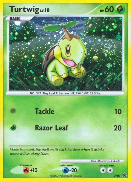 Turtwig LV.10 — DP Black Star Promos