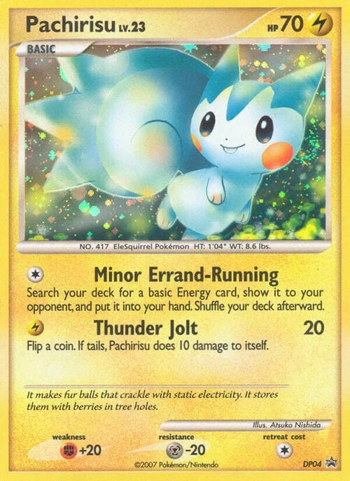 Pachirisu — DP Black Star Promos